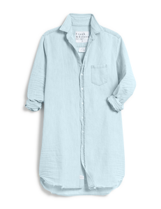 Mary Classic Shirt Dress - Blue Tattered Wash