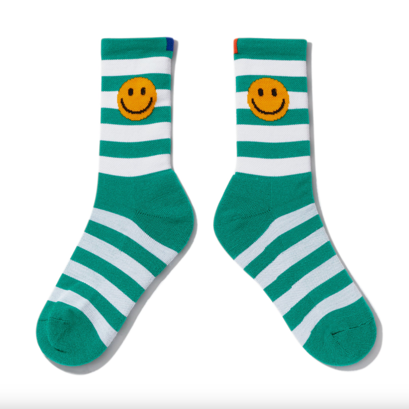 The Women's Rugby Smile Sock - Green/White