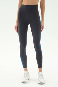 Ella High Waist Airweight 7/8 - Graphite/Stone Blue