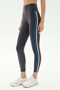 Ella High Waist Airweight 7/8 - Graphite/Stone Blue