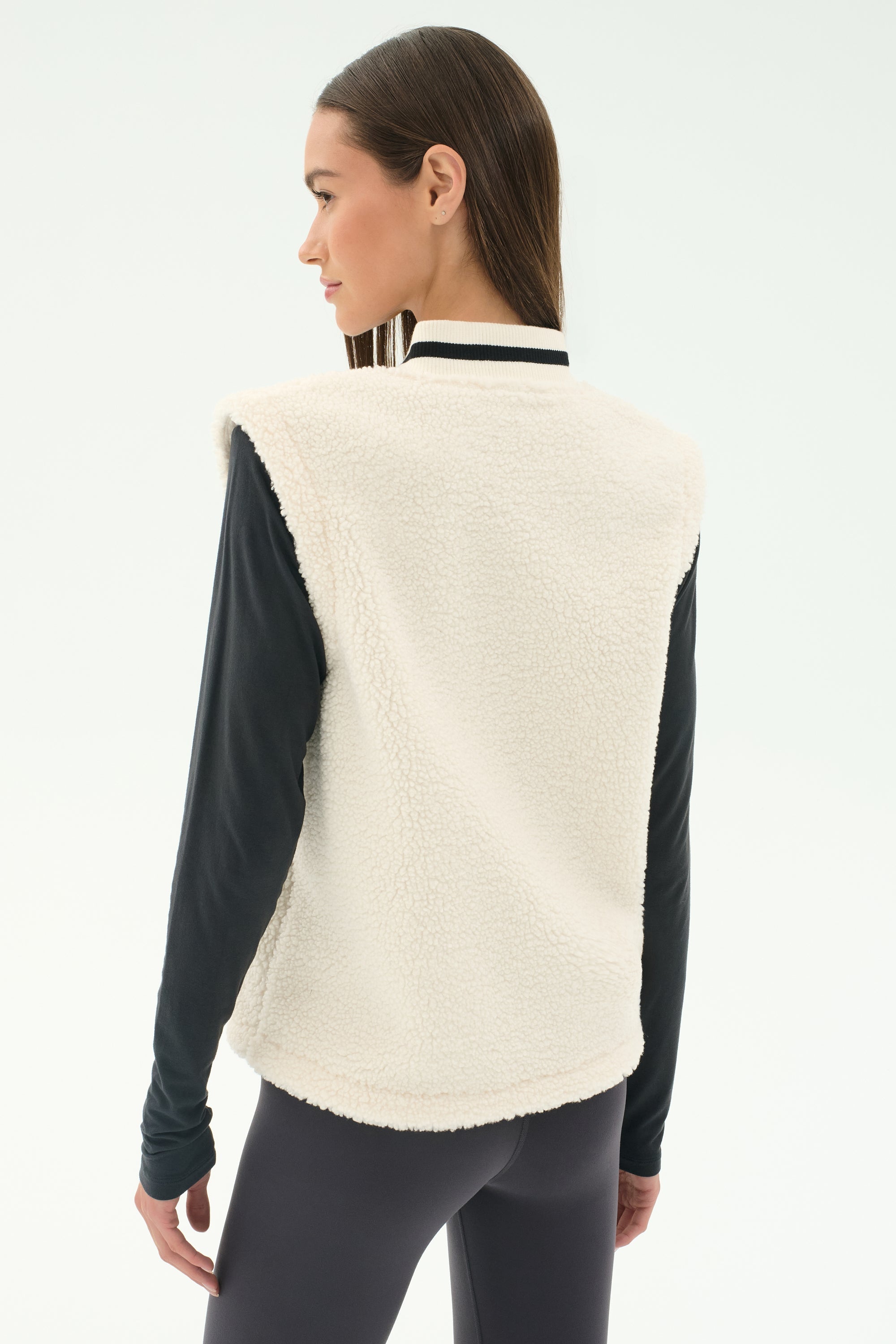 Aster Sherpa Vest - Creme