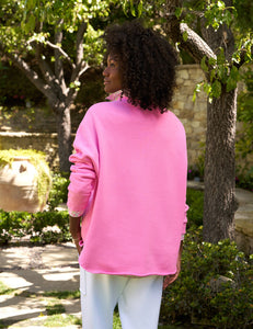 Anna Long Sleeve Capelet - Pink Lemonade