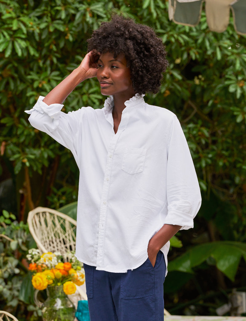 Eileen Ruffle - Famous Denim White