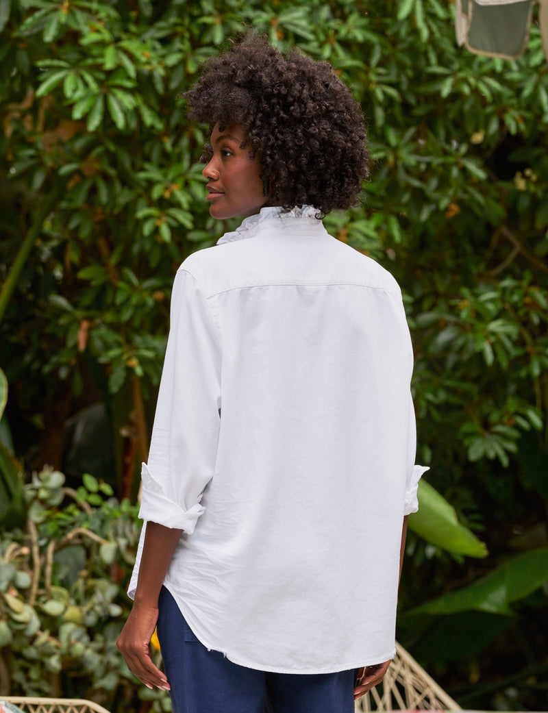 Eileen Ruffle - Famous Denim White