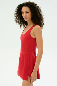 Martina Rigor Dress - Pirate Red