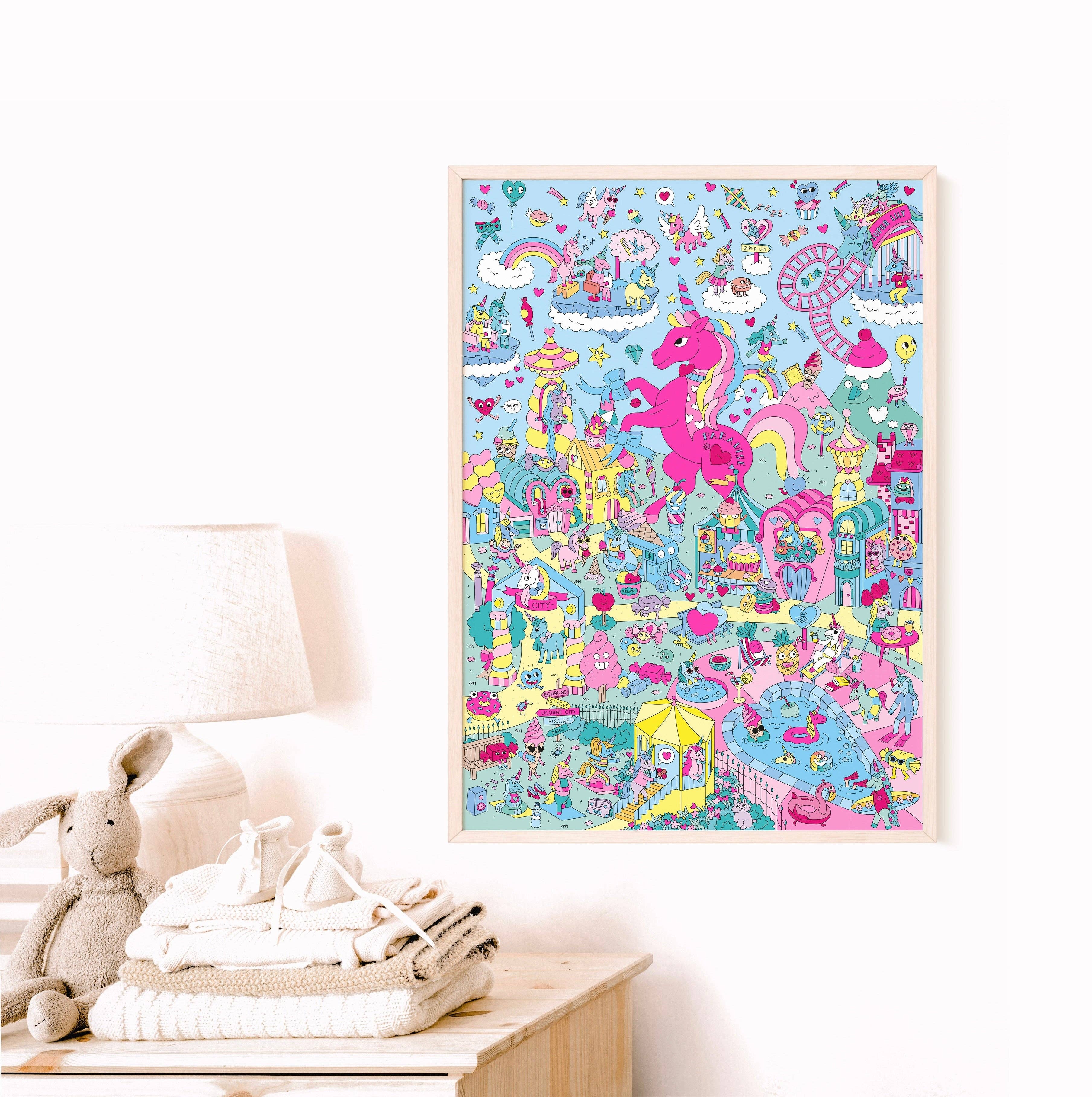 Unicorn - Sticker poster