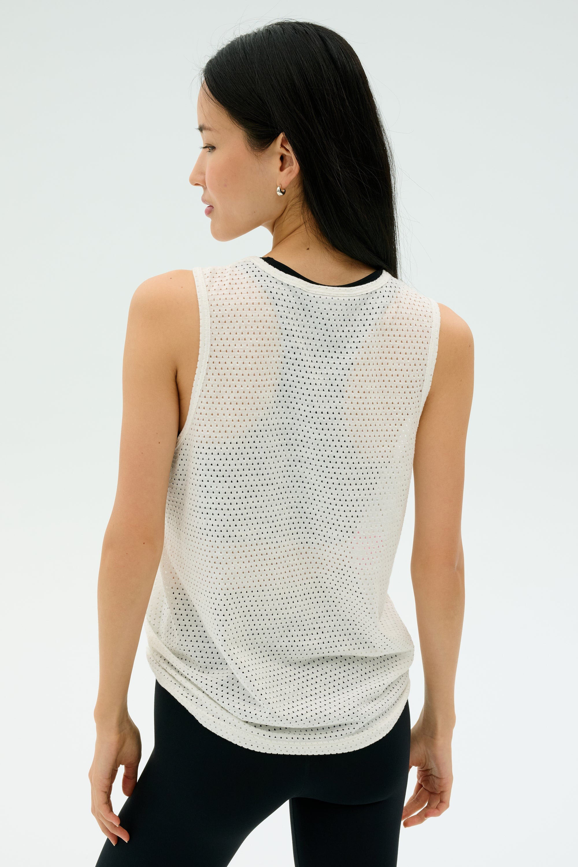 Bandit Mesh Tank - White/Berry