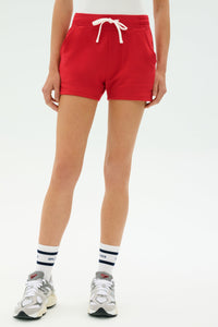 Reena Sweatshort - Pirate Red