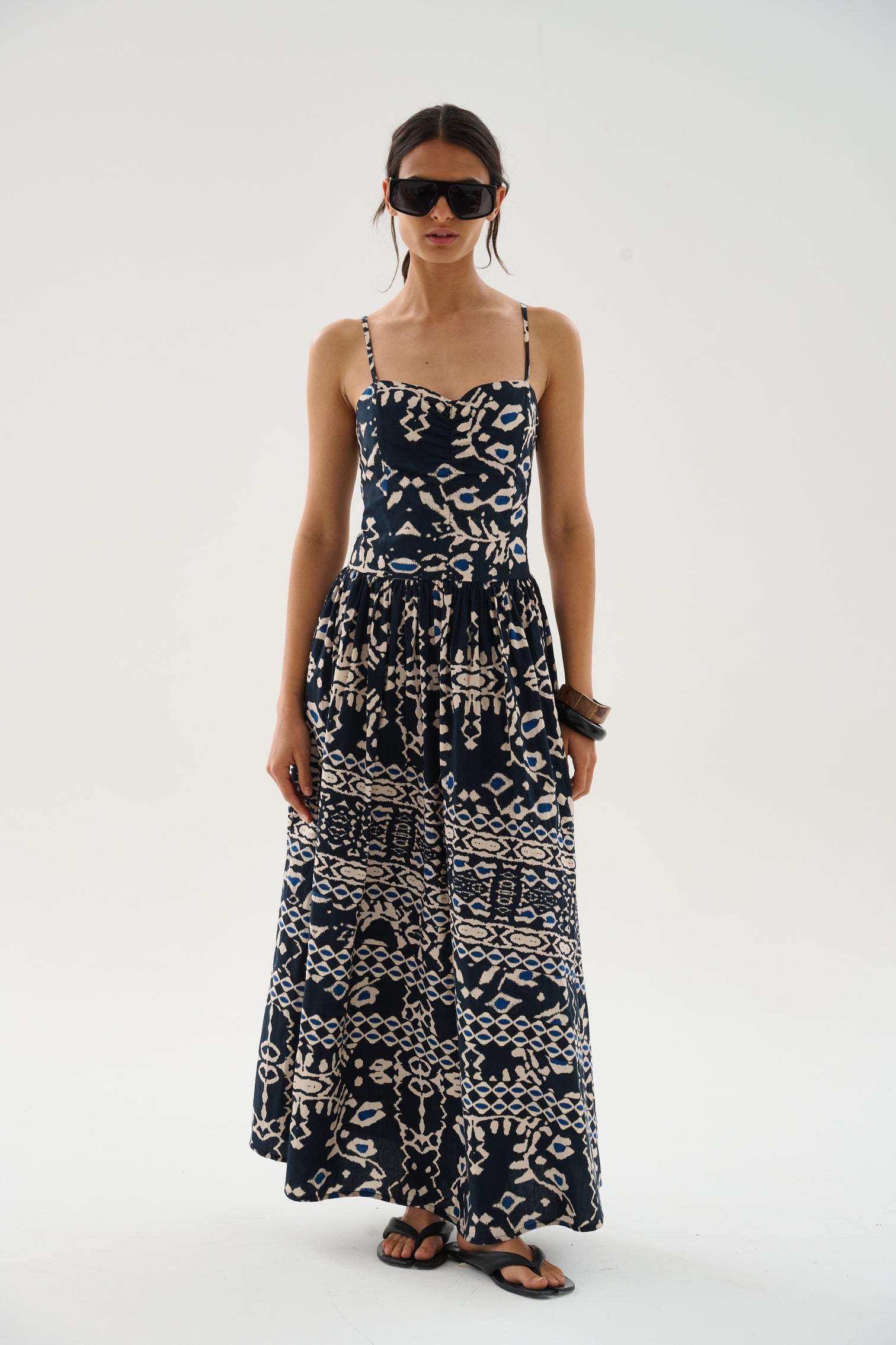 Ensenada Finley Long Dress Marine