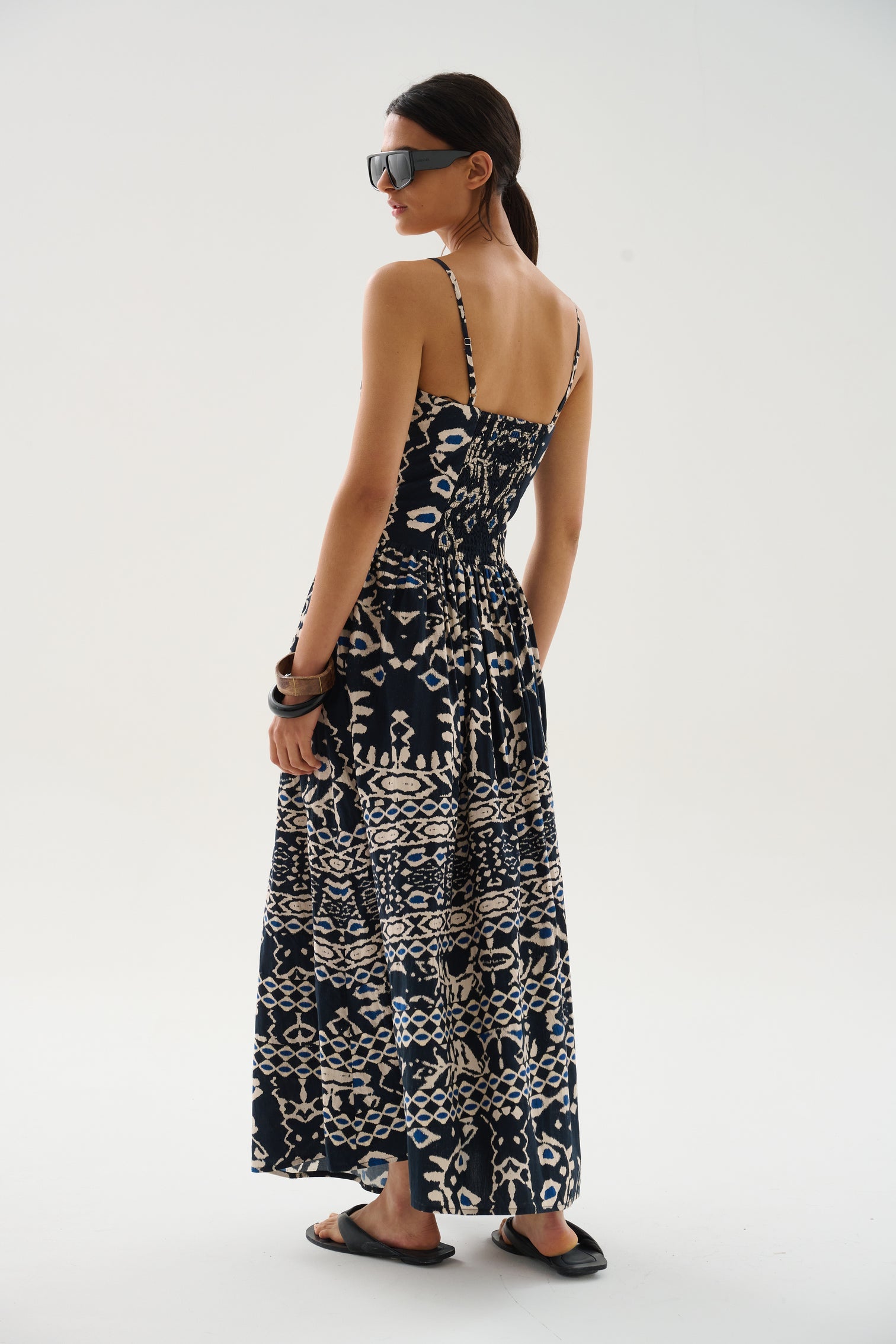 Ensenada Finley Long Dress Marine