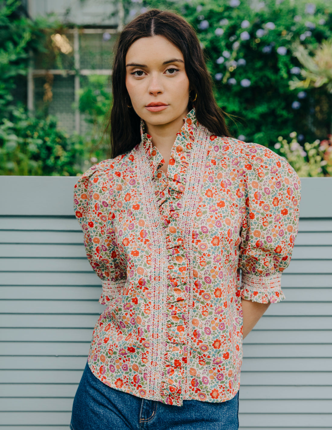 Zuri Top - D'Anjo Liberty Print