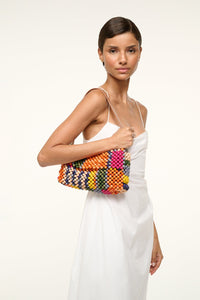 Timmy Beaded Shoulder Bag - Multi Bayadere Stripe