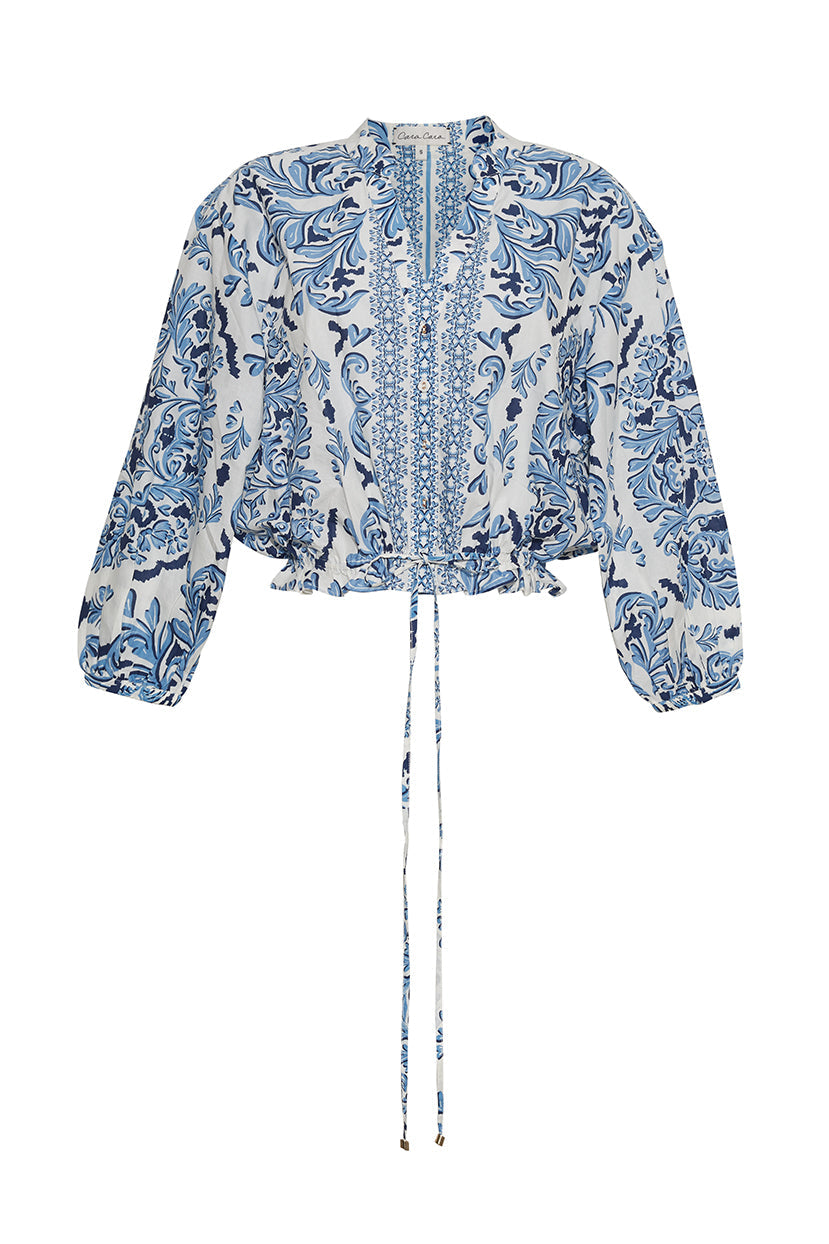 Perrin Top - Saltaire Light Blue