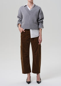 Marcelle Low Slung Easy Cargo Corduroy - Manuka