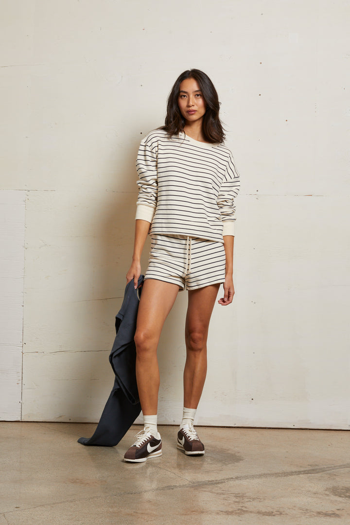 Layla Stripe - Natural/Night