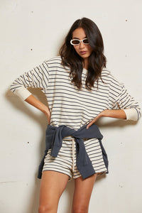 Layla Stripe - Natural/Night