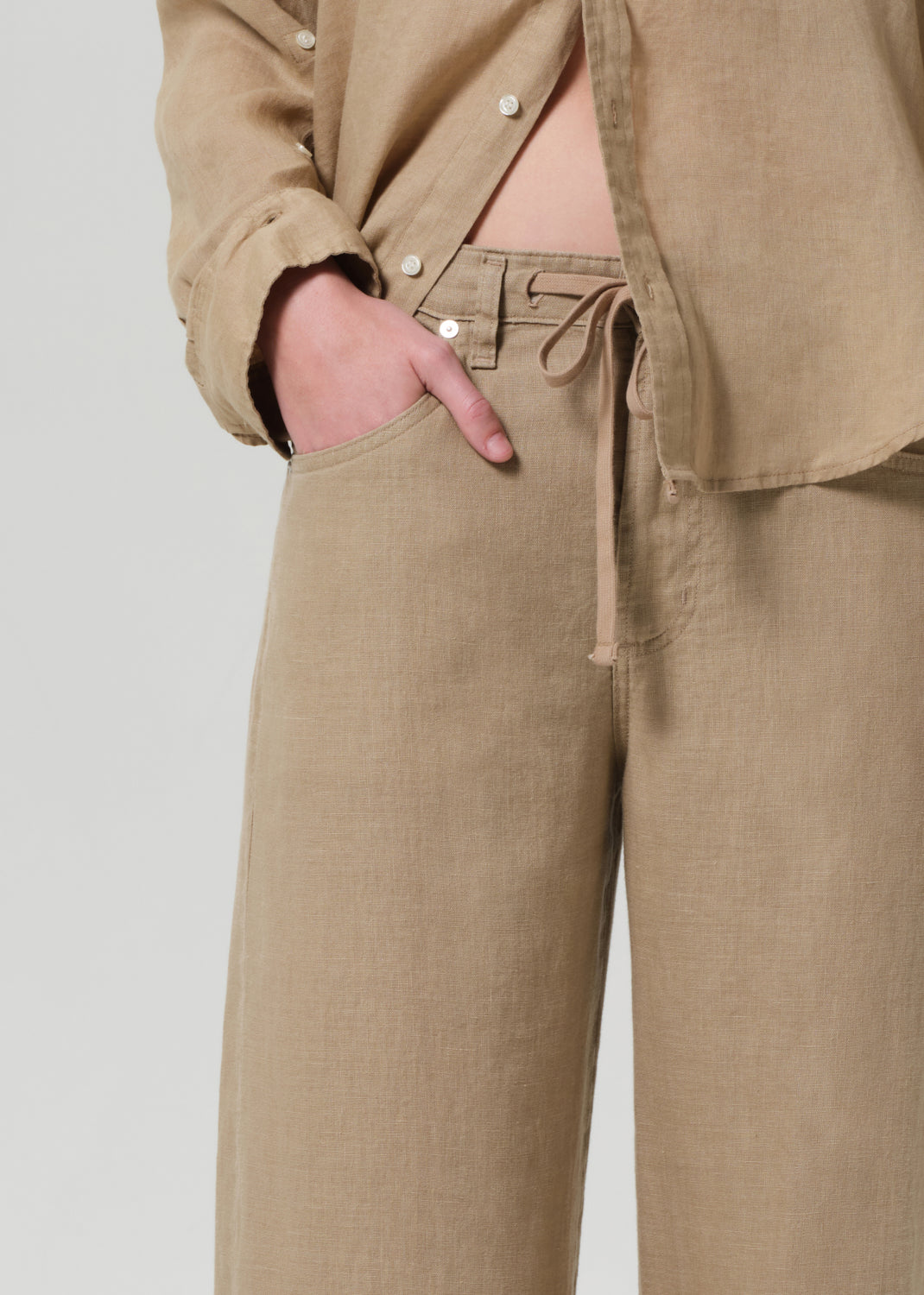 Brynn Drawstring Trouser - Gobi