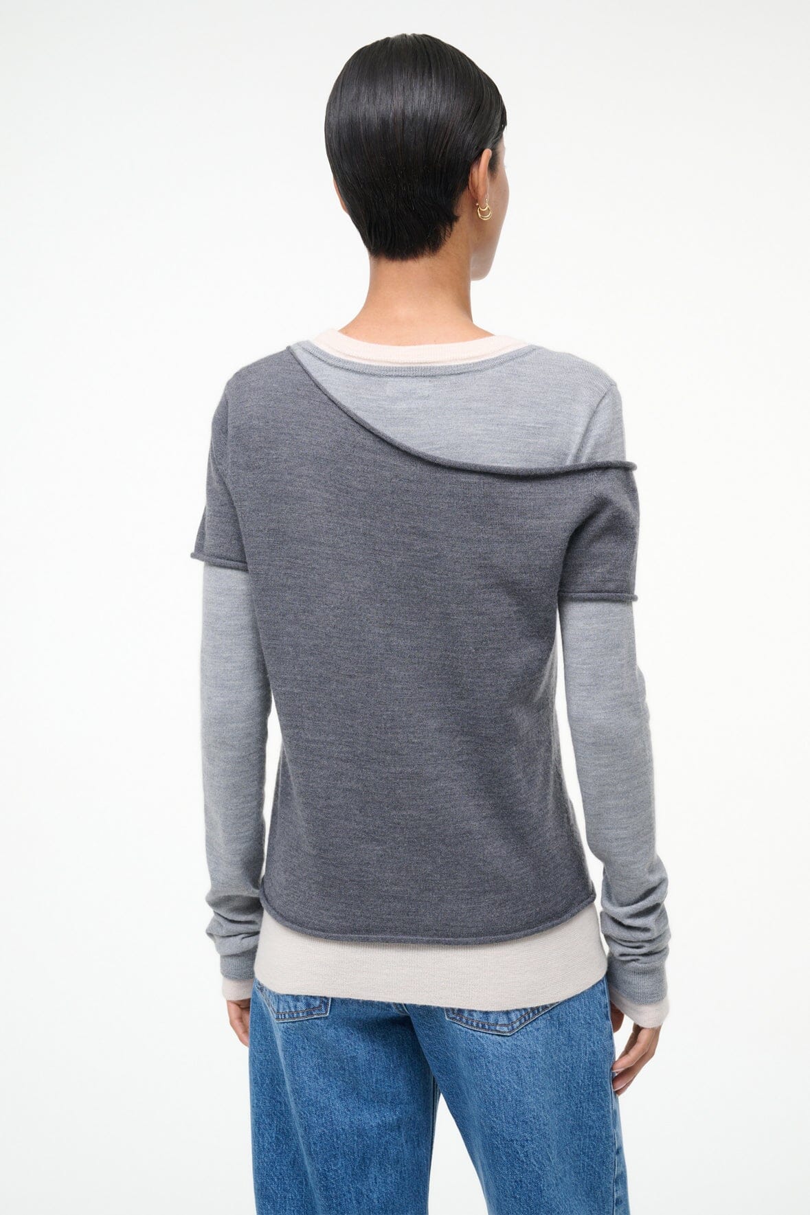 Sera Sweater - Heather Grey Multi