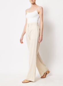 Roma Pant - Solid Ivory