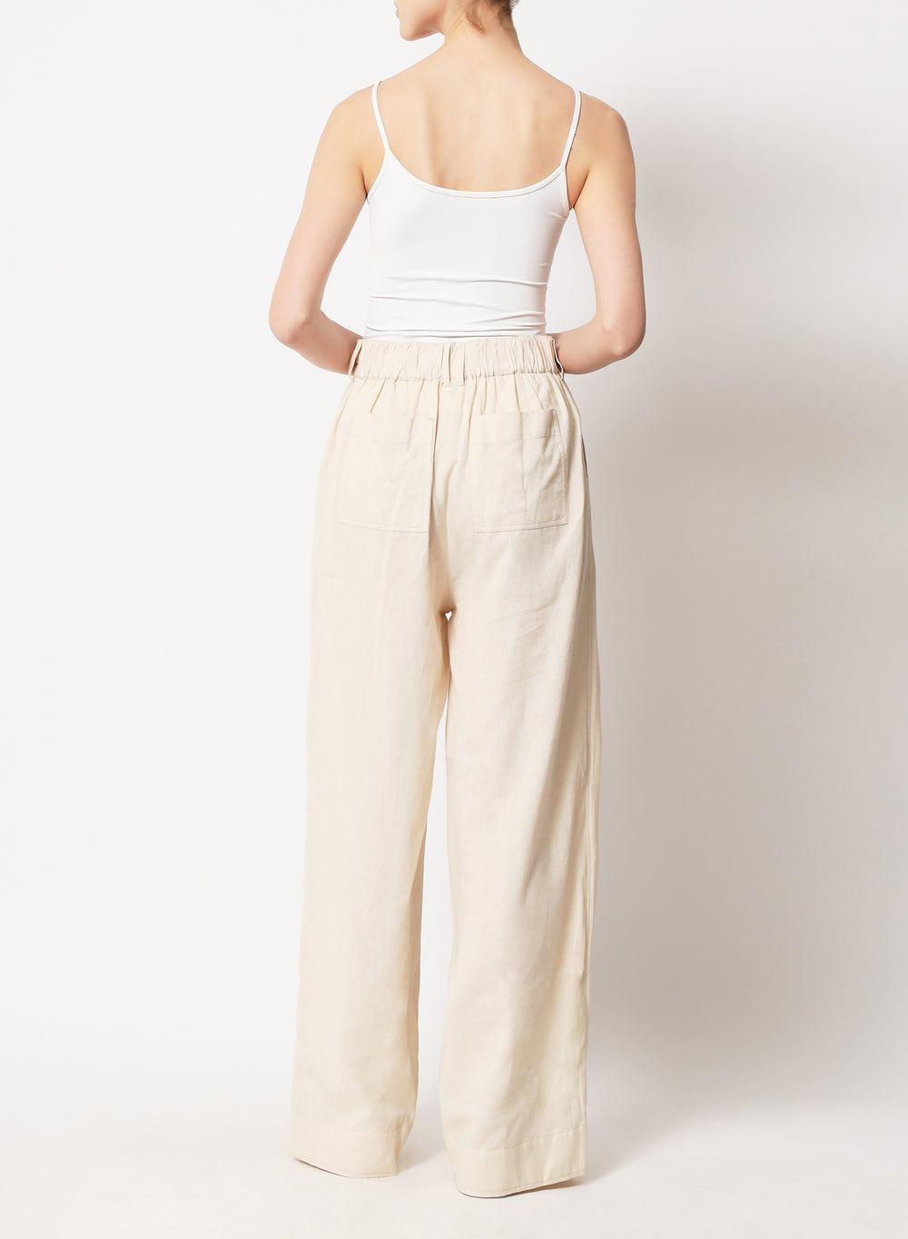 Roma Pant - Solid Ivory
