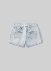 Marlow Welt Pocket Short - Skyscape