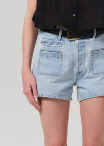Marlow Welt Pocket Short - Skyscape