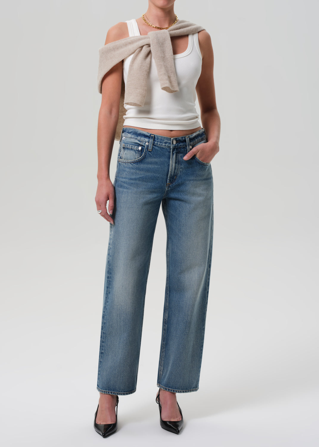 Lindz Low Rise Easy Straight - Bijou