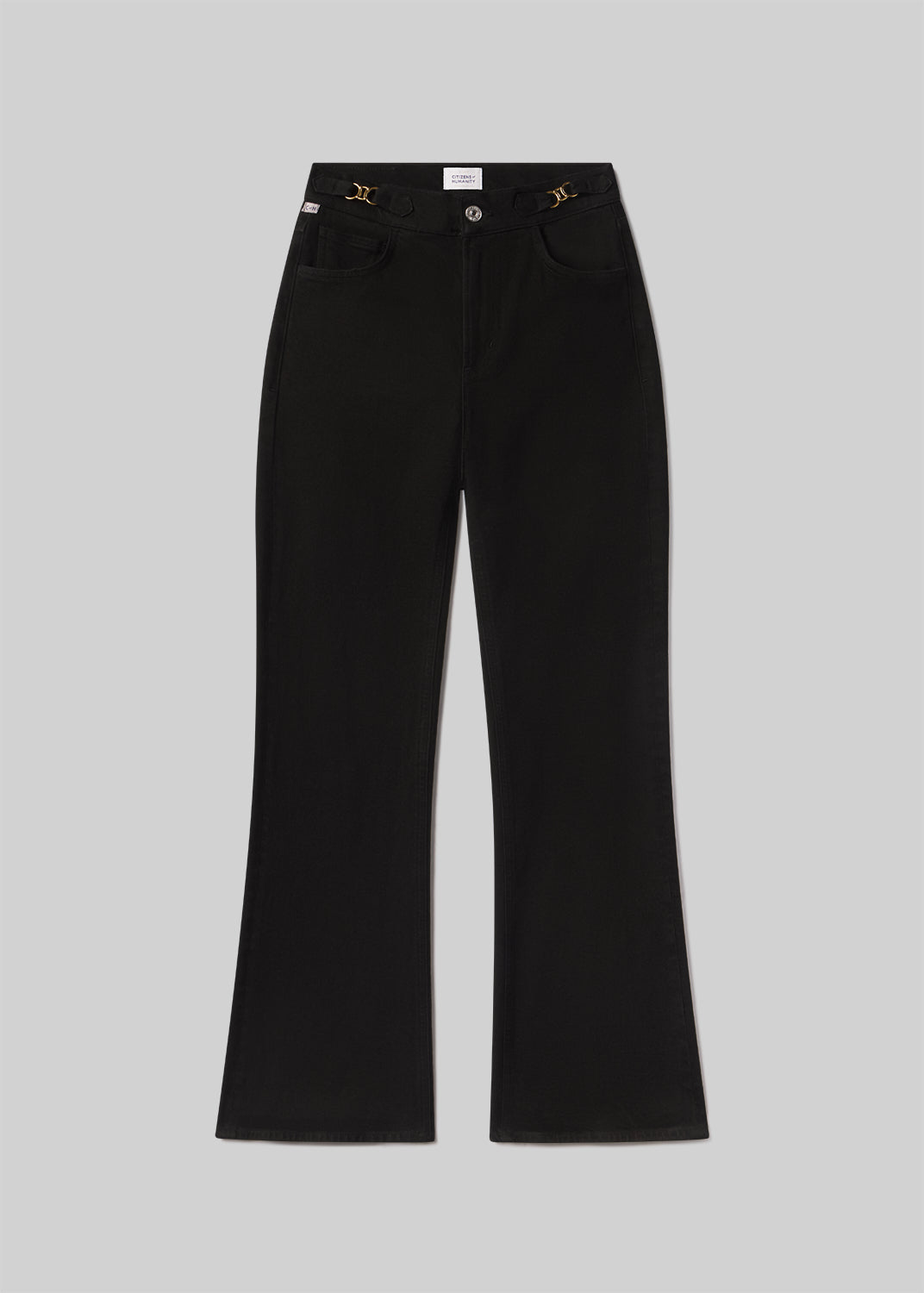 Kimberly Flare w/ Horsebit - Rich Black
