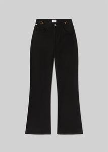 Kimberly Flare w/ Horsebit - Rich Black