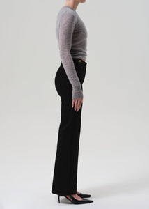 Kimberly Flare w/ Horsebit - Rich Black