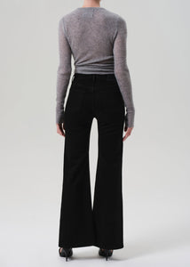 Kimberly Flare w/ Horsebit - Rich Black
