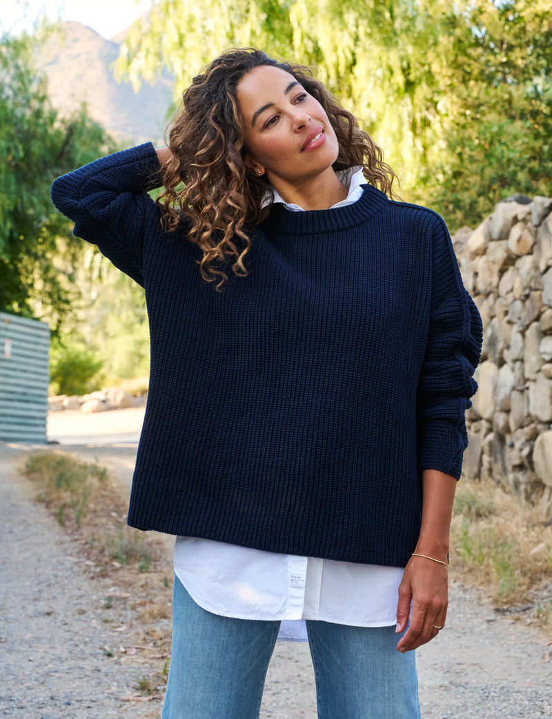 Montecito Sweater - Marine