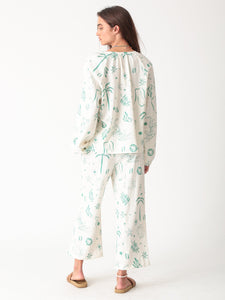 Sail Cropped Pant - Dream Graphic
