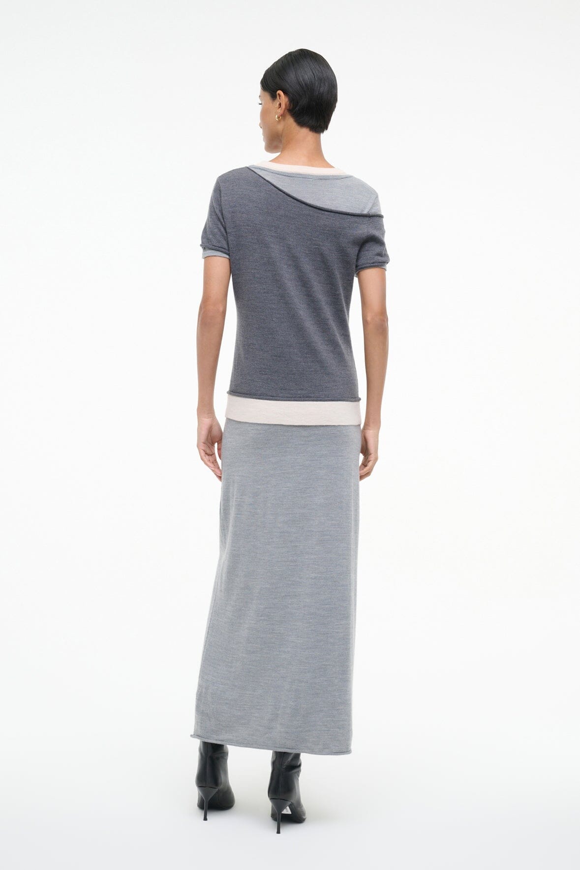Lyric Dress - Heather Grey Multi