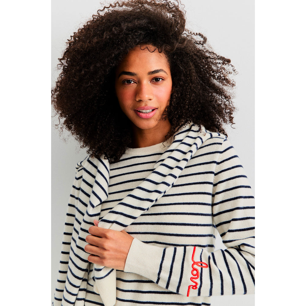 The Betty Love - Cream/Navy
