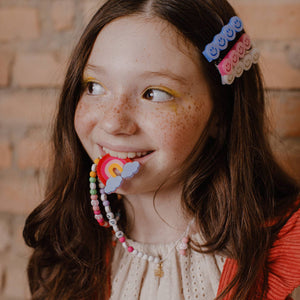 Happy Faces Hair Clips