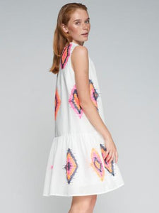 Macarena Dress - Bordado Ikat