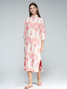 Diana Dress - Palmera Jacquard