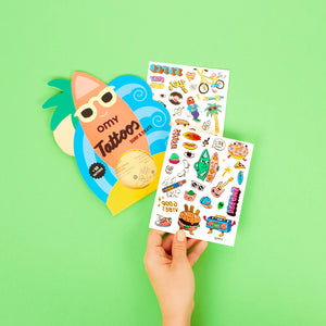 Kids temporary Tattoos - Surf & Skate