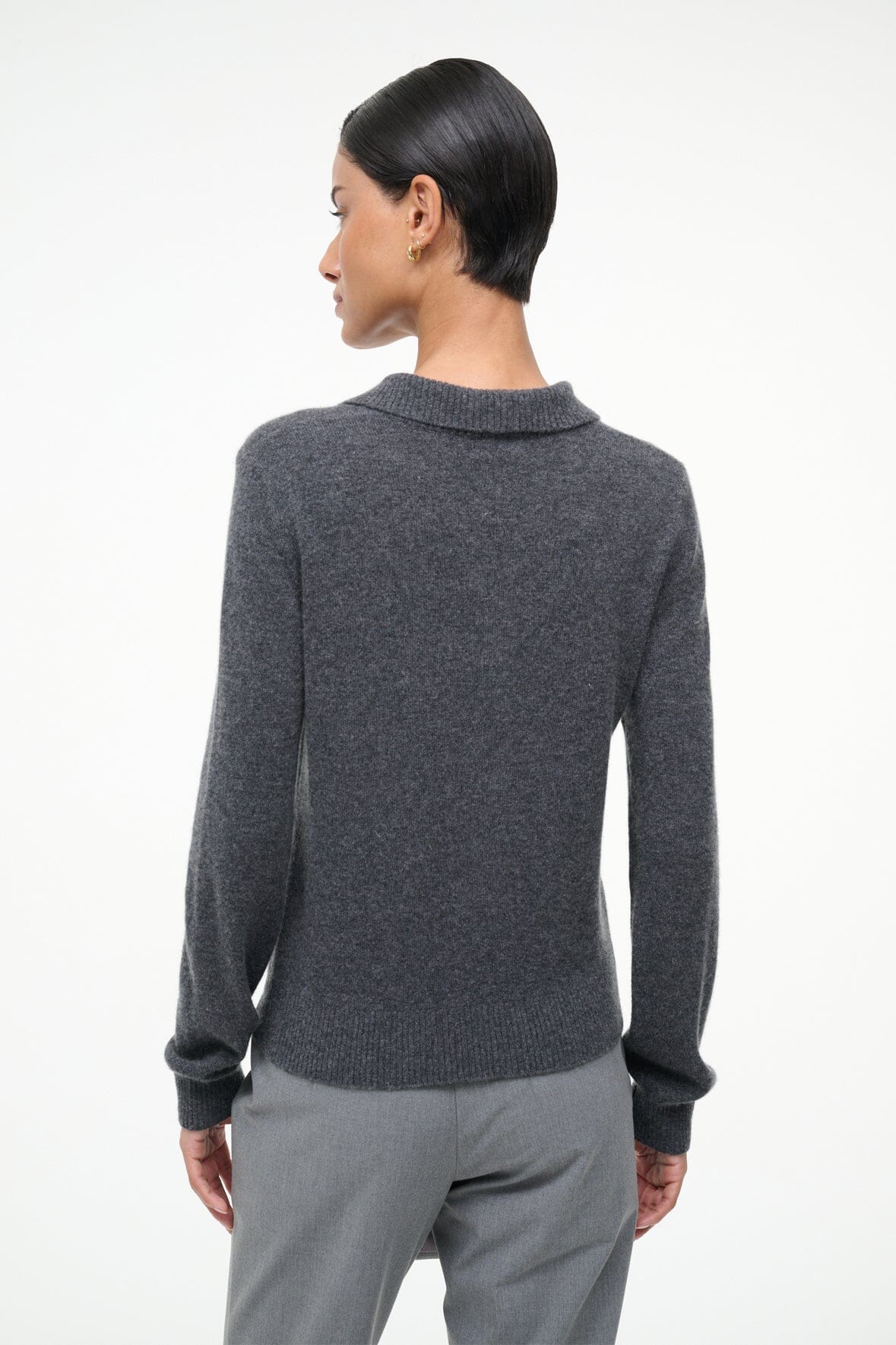 Gemma Cashmere Sweater - Charcoal