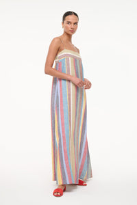 Laura Linen Dress - Market Stripe