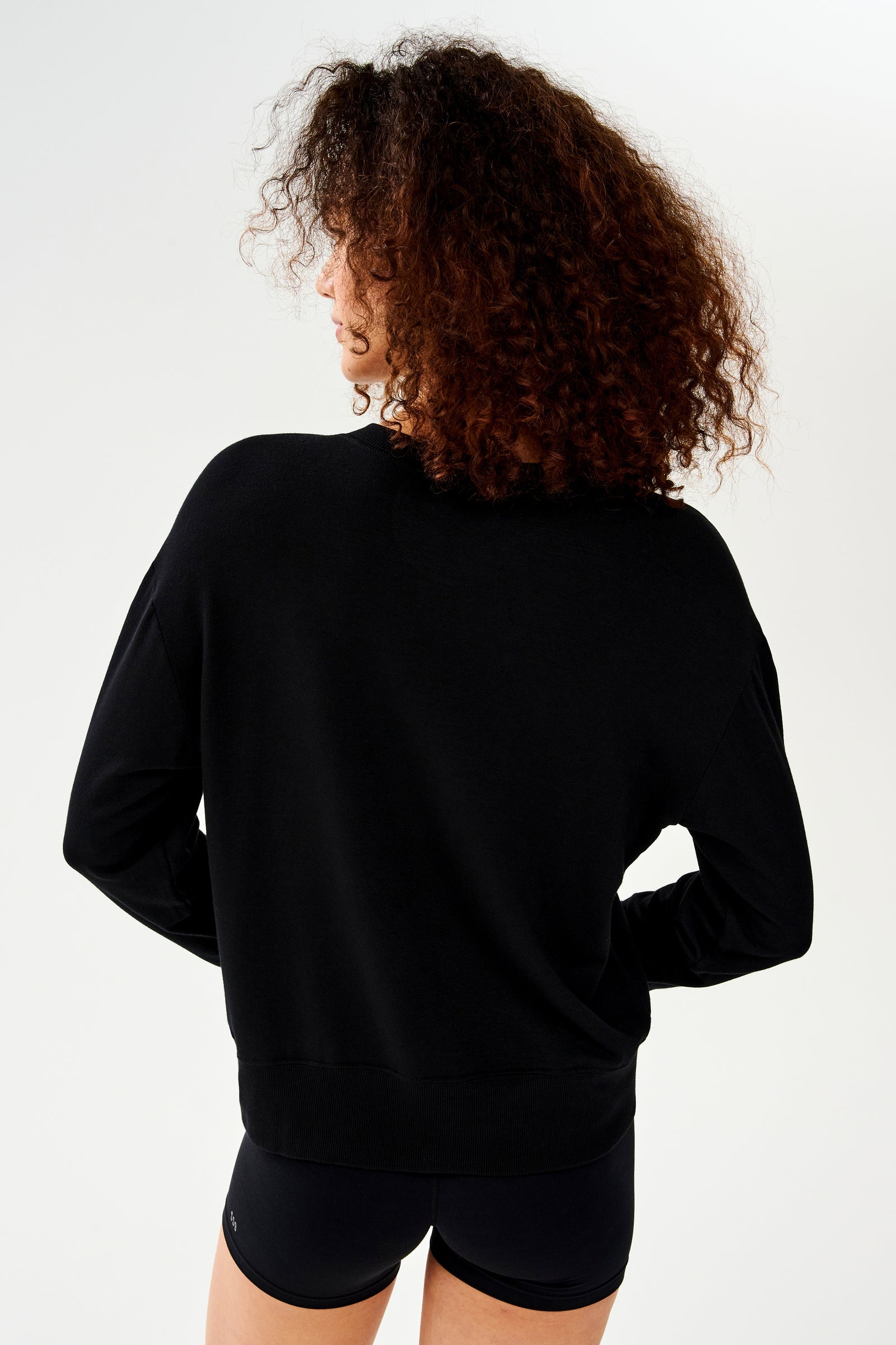 Sonja Fleece Sweatshirt - Black