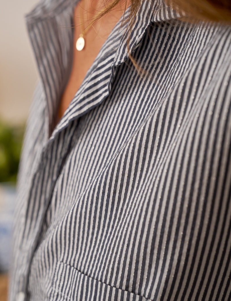 Eileen - Italian Glitter Stripe