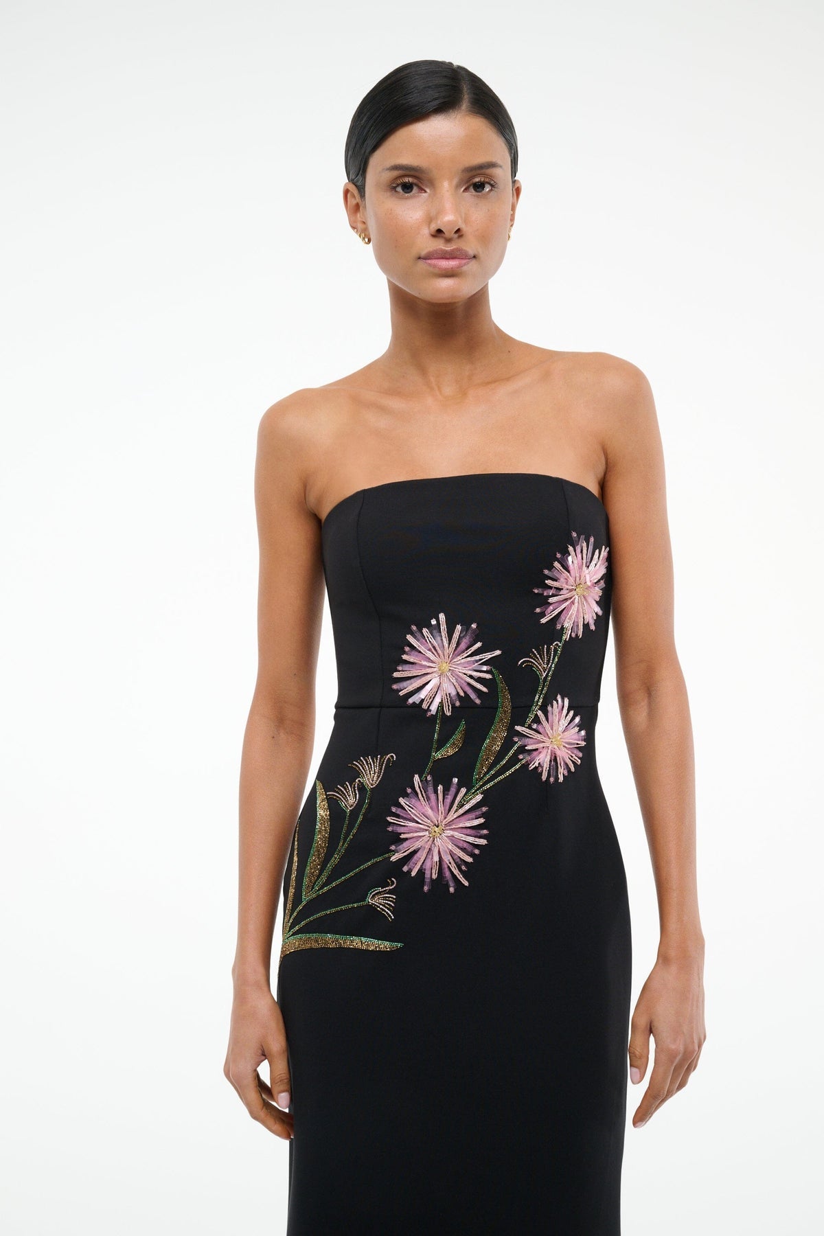 Brooke Dress - Dahlia Daydream Black
