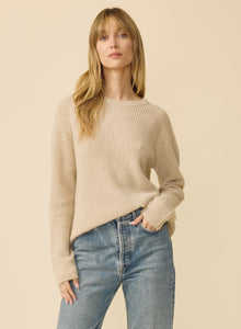 Pacific Cashmere Pullover - Oatmeal
