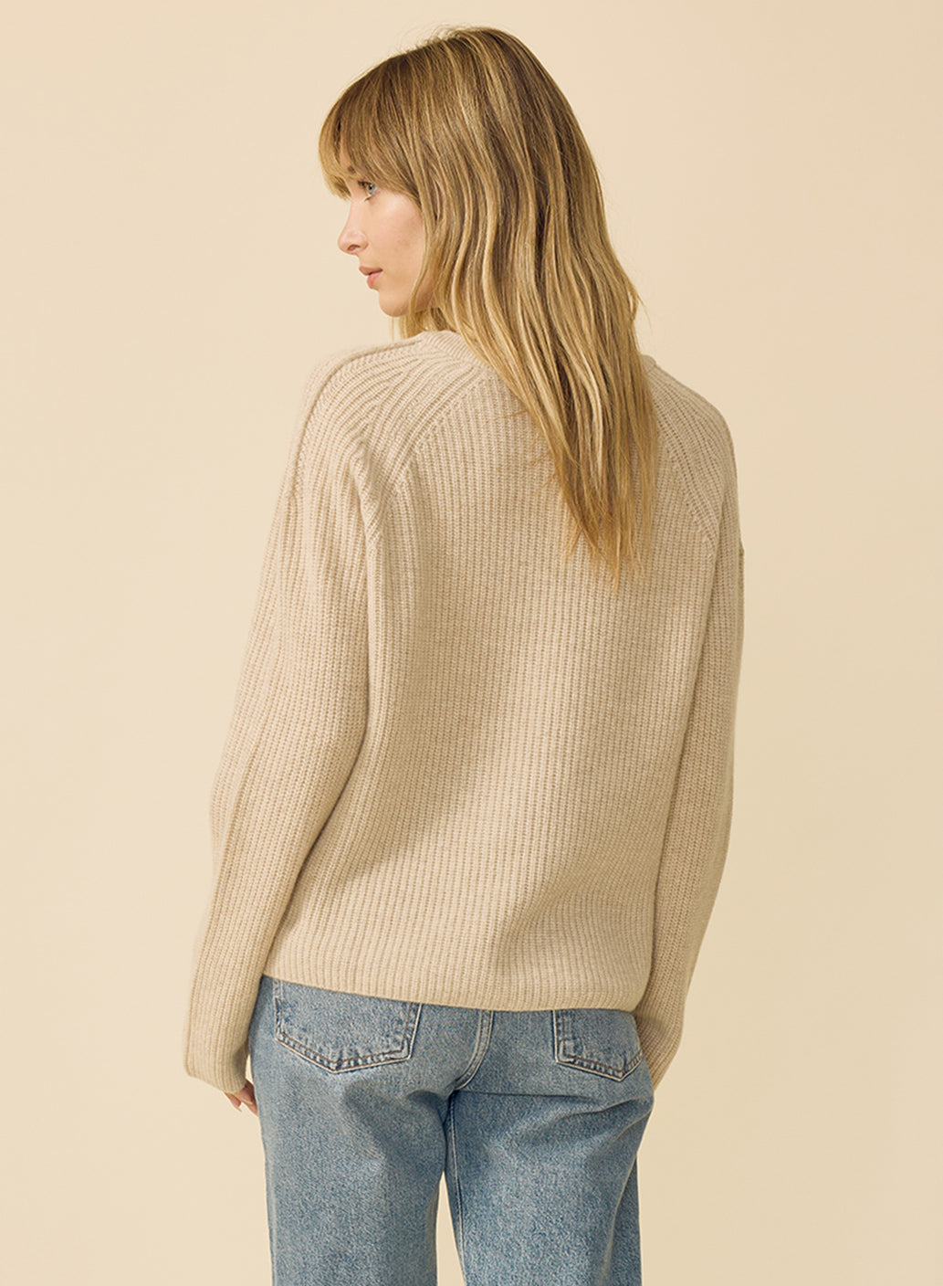 Pacific Cashmere Pullover - Oatmeal