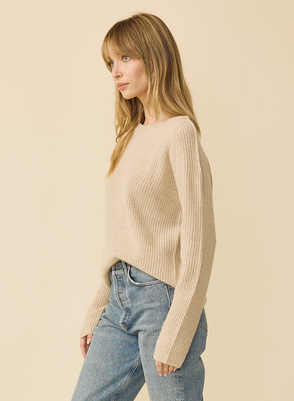 Pacific Cashmere Pullover - Oatmeal
