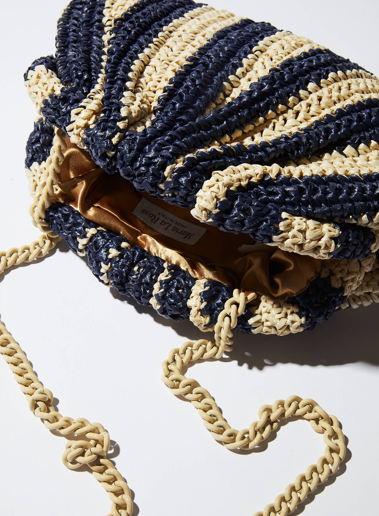 Game Crochet - Navy Stripe