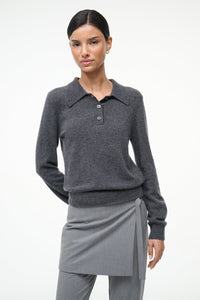 Gemma Cashmere Sweater - Charcoal