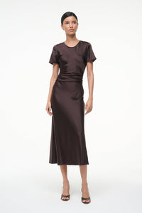 Marcel Silk Dress - Earth